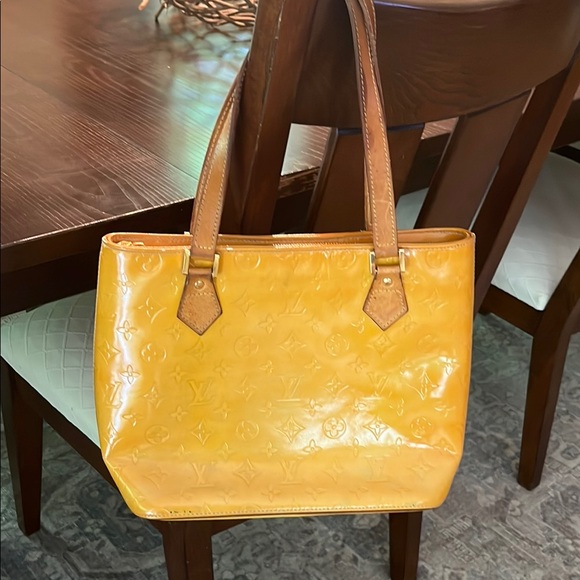 Louis Vuitton Yellow Structured Tote Bag - Picture 2 of 16